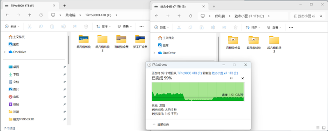 无散热也能满血!长江存储致态小翼e7 1TB SSD评测:原厂品质保障下的性价比王者