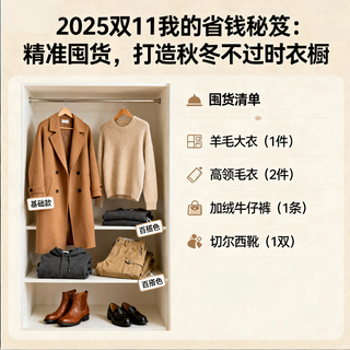 2025 双 11 我的省钱秘笈：精准囤货，囤出实用又时髦的衣橱