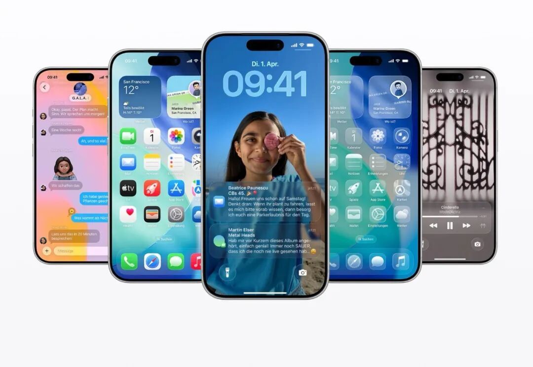 Apple发布iOS 26.1和macOS 26.1，增加新的液态玻璃选项