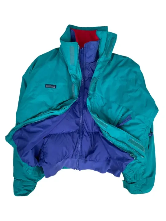 30年前的Columbia 三合一羽绒