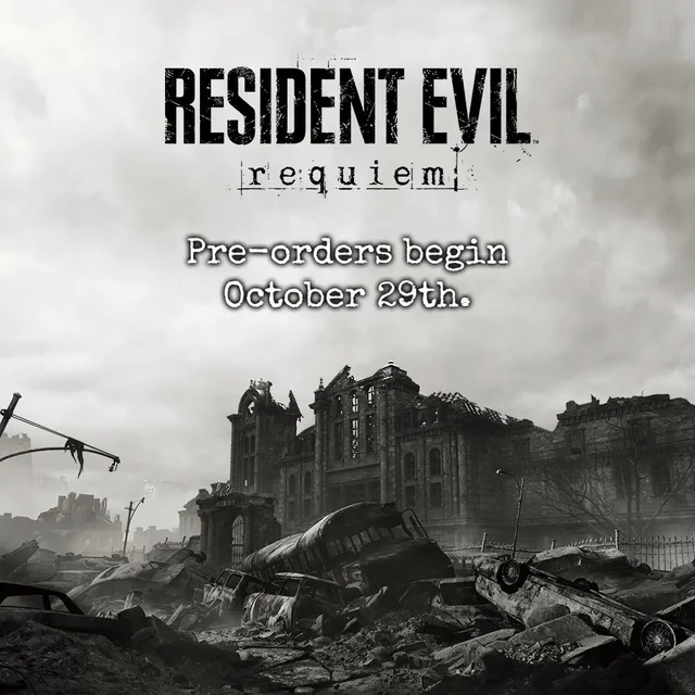 卡普空（CAPCOM）宣布，《生化危机：安魂曲（Resident Evil Requiem）》将于2025年10月29日（美国时间）/10月30日（北京时间）开放预购。同时卡普空还会带来庆祝《生化危机