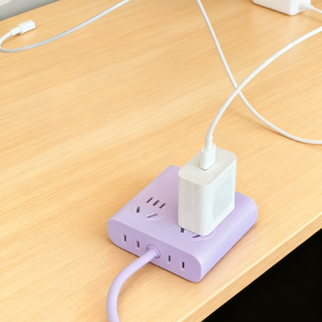 双十一桌面续命神器!奥睿科小方砖插座太懂办公党