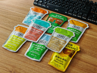 花田萃咖啡冻干粉8种风味评测铁观音拿铁