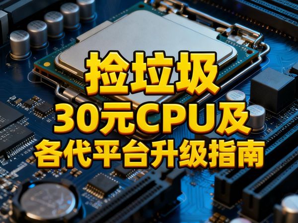 【捡垃圾】30元以内CPU分享及各代平台升级推荐