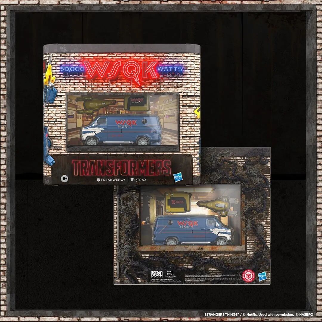 变形金刚 x 《怪奇物语》联动新品:Freakwency 与 8-Trax 双人套装公布