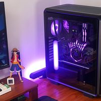 265K+STRIX Z890-E+HOF RTX5070Ti+酷冷至尊 MF500 装机效果展示