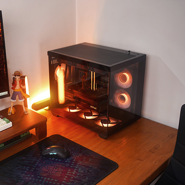 TUF B850M+RTX 5070+R9 9900X+华硕海王星机箱装机展示分享