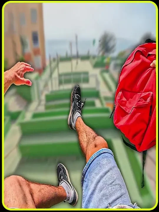 睡过头跑酷去学校，意想不到的结局！