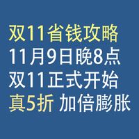 省钱攻略：11月9日晚8点，双11正式开始，加倍膨胀
