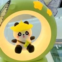 夕风熊猫小夜灯，萌趣伴睡守护孩子甜梦时光