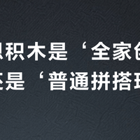斯纳恩积木是‘全家创意神器’还是‘普通拼搭玩具’？1000+用户观点大碰撞