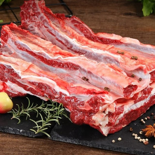 往来白丁内蒙古牛腩肉，2斤鲜嫩黄牛肉，一口吃出草原风味！