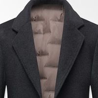 杉杉推出90%鹅绒大衣，可拆羽绒胆，商务休闲，男士冬季新选择