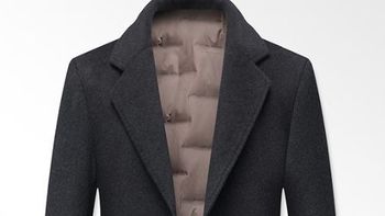 杉杉推出90%鹅绒大衣，可拆羽绒胆，商务休闲，男士冬季新选择