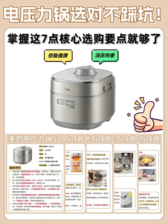 选电压力锅不踩雷💣，要点在这