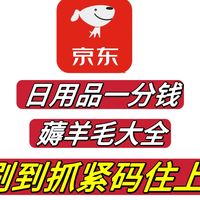 京东日用品一分钱福利来了，需要整点抢券，有需要的自取！