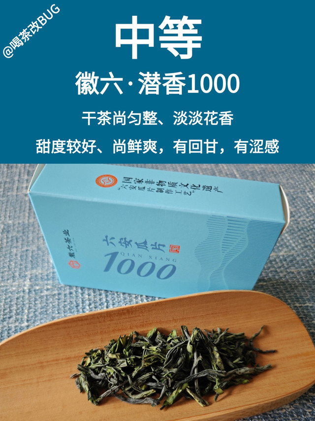 徽六潜香1000六安瓜片测评，看看跟潜香600、2000比咋样
