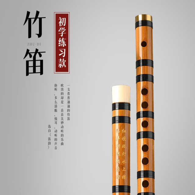 初学笛友闭眼冲！相思鸟XS1001黄铜单插F调苦竹笛，入门无压力