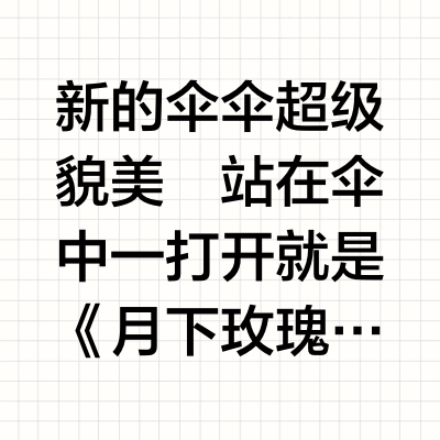 伞面之下藏着的是莫奈的花园的mini伞☔️