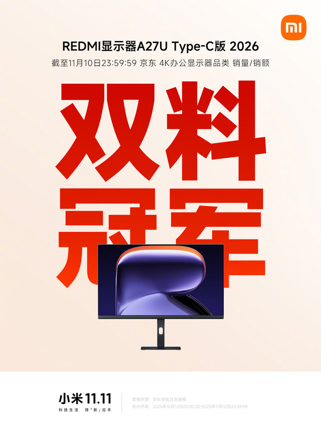 #小米双11#再创佳绩每份热爱皆为动力，感恩所有米粉的支持与同行！小米双11，20亿超值让利，科技好物至高省4000元，一起让#科技生活得新应手#转发说说你入手了哪些好物，抽送 1 个小米手环10 N