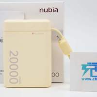 20000mAh大容量+45W双向快充，努比亚糖果移动电源 20000mAh 评测