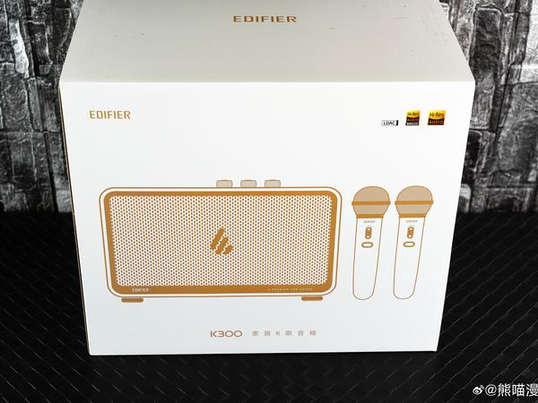 开箱个很好玩、很有趣、很吸引人的东西漫步者（EDIFIER）K300多功能K歌桌面有线/无线蓝牙有源音箱 K300支持有线/蓝牙无线连接，支持蓝牙6.0协议，支持SBC/LDAC音频解码，搭载了五喇叭