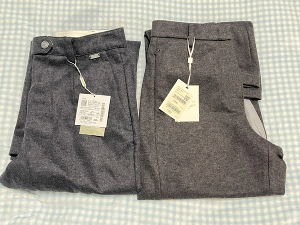 小熊衣恋相似款休闲长裤对比