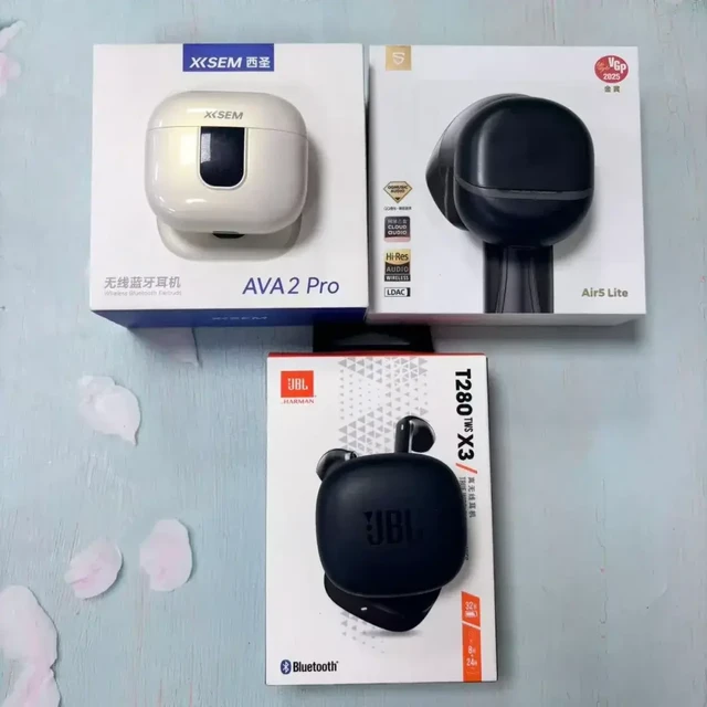 三款半入耳蓝牙耳机实测：泥炭、JBL、西圣