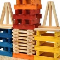 天然木质积木，宝宝最爱！