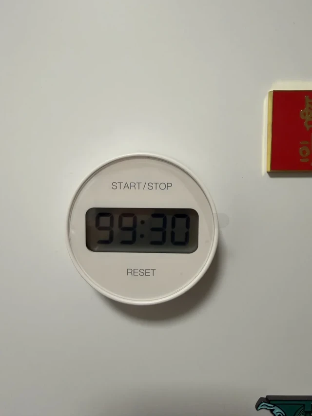 ⏰新买的 MUJI 厨房计时器很实用也很好看