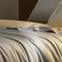 省钱晒单到，京东京造100支长绒棉贡缎床品套件