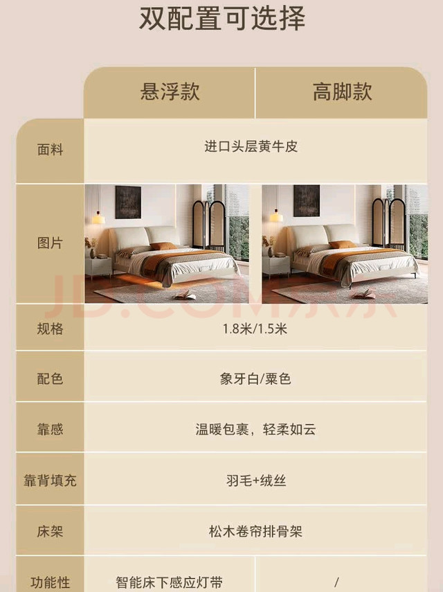 顾家家居大象耳朵软包靠背主卧室双人大床婚床非常舒服