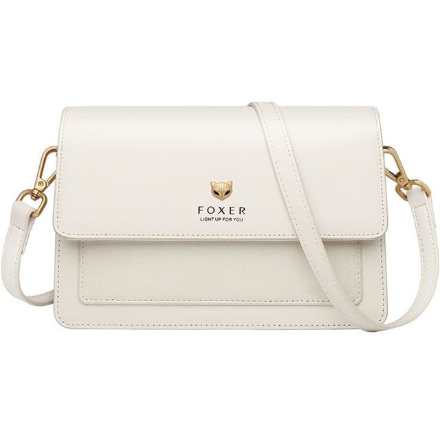 双十一送礼封神！金狐狸真皮斜挎包太懂高级感