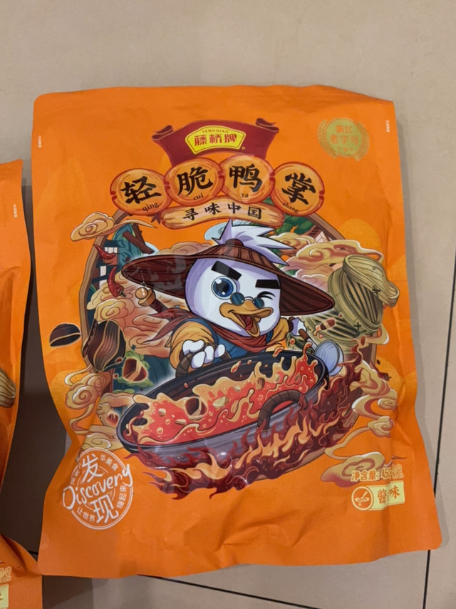 藤桥牌鸭掌450g酱香味评测