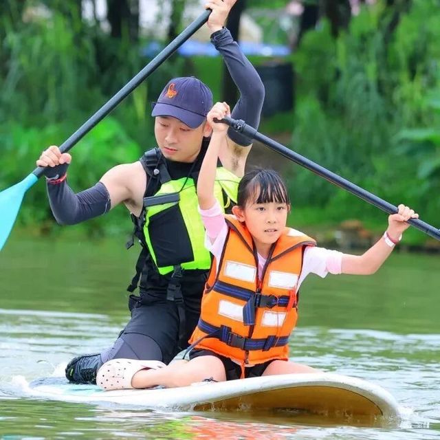 【暑假天天出发】SUP桨板运动半日营，解锁孩子户外新技能-