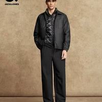 谁懂啊！JackJones这件黑PU羽绒服直接焊在我心上了❄️
