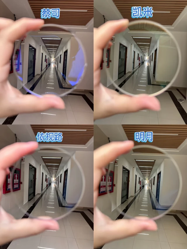 今天在这里把蔡司、依视路、凯米镜片讲清楚