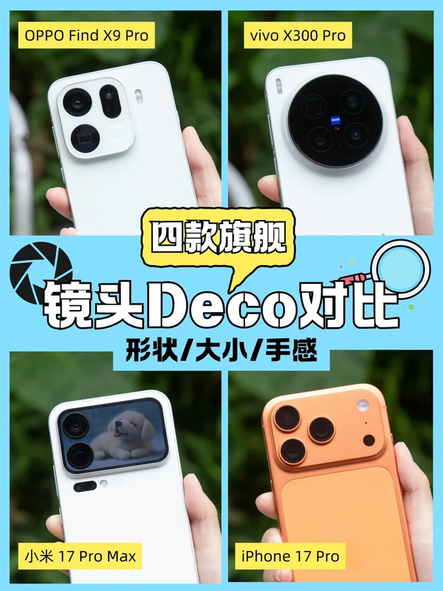 双十一高端局！四款旗舰镜头Deco你喜欢谁？