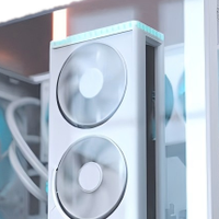 骨伽双擎机箱优缺点装机-除了好看还可以左右摆放和超强散热机箱