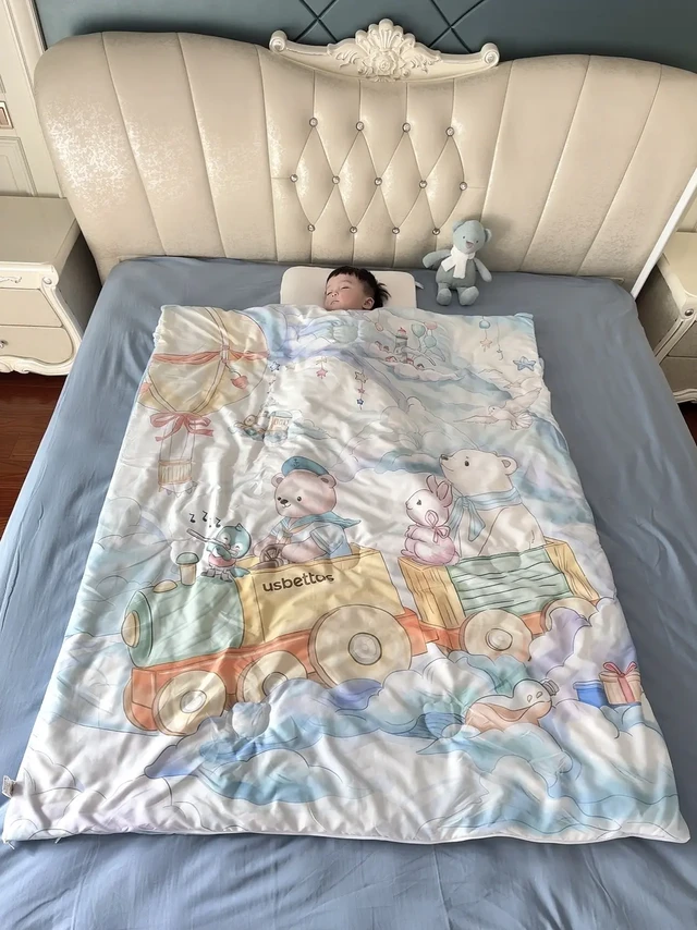 这床防踢被太懂妈妈了！