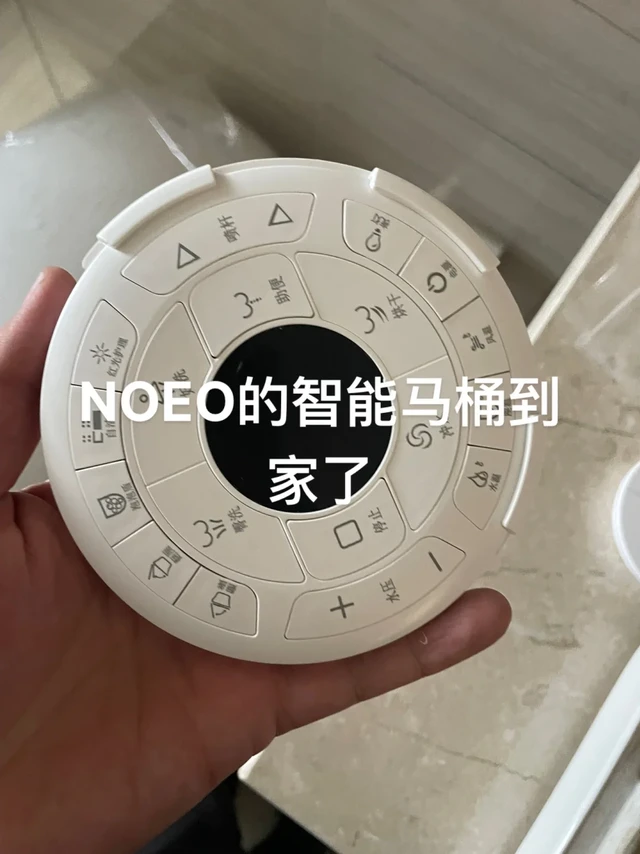 做功课后选择了NOEO凤凰蛋智能马桶，感觉有点香哦！
可能因为主卫的面积不大，之前看的很多传统品牌例如恒洁什么的，他们的尺寸还是常规得有点大，所以这款凤凰蛋的设计被我们一眼相中。
造型独特得像个蛋🥚🥚