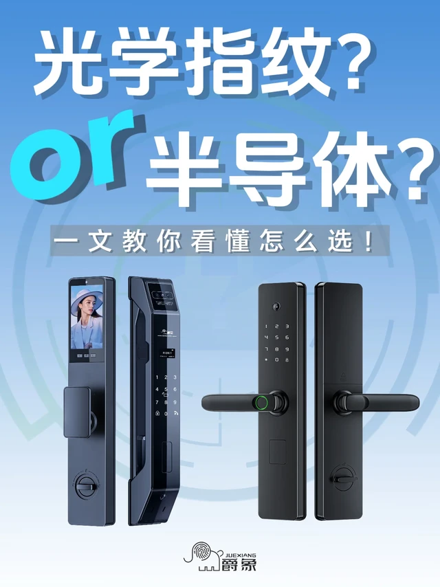 光学or半导体？一分钟教你怎么挑智能锁！