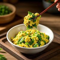 香椿鸡蛋和槐花鸡蛋哪个更胜一筹?哪个更好吃有营养？