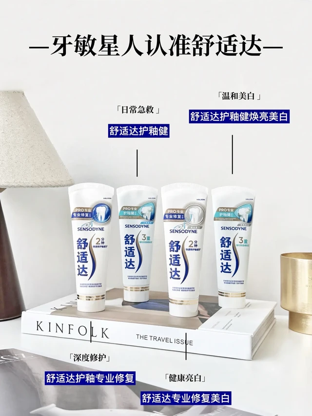 舒适达这4支牙膏怎么选我搞懂了！