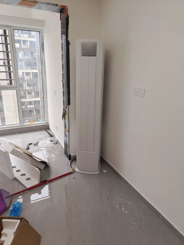 关于立式空调预留尺寸参考，有需要的点个赞