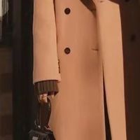 矮个子秋冬九分大衣显高搭配