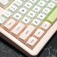 阿斯盾H98樱草语极速静音轴机械键盘，颜值高，舒适性强，真静音