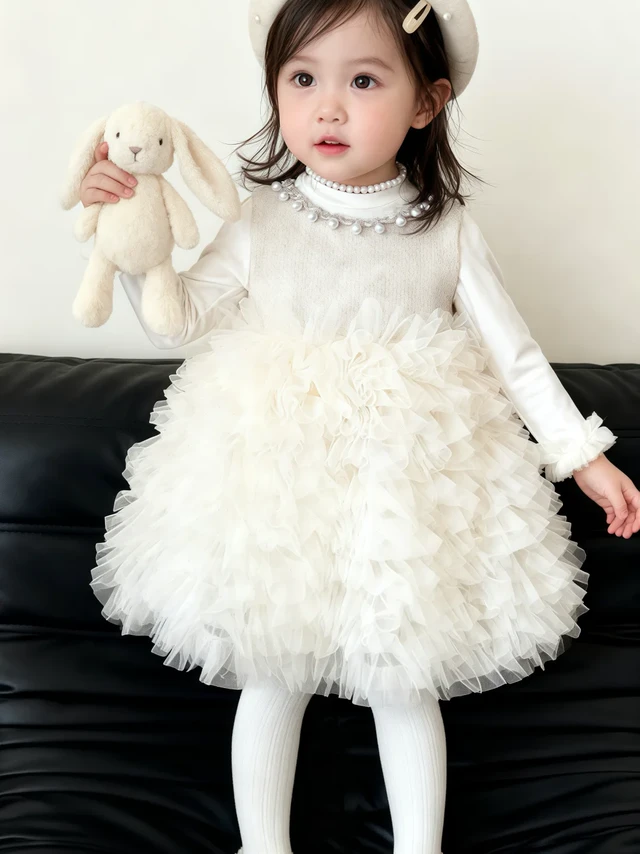 女童周岁礼服