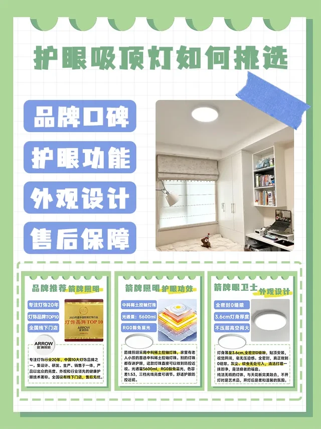 全网爆火的护眼吸顶灯，我帮你们试过了！是真