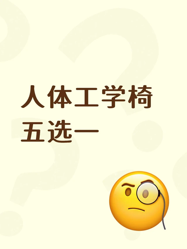 请大家帮我选一把办公椅!